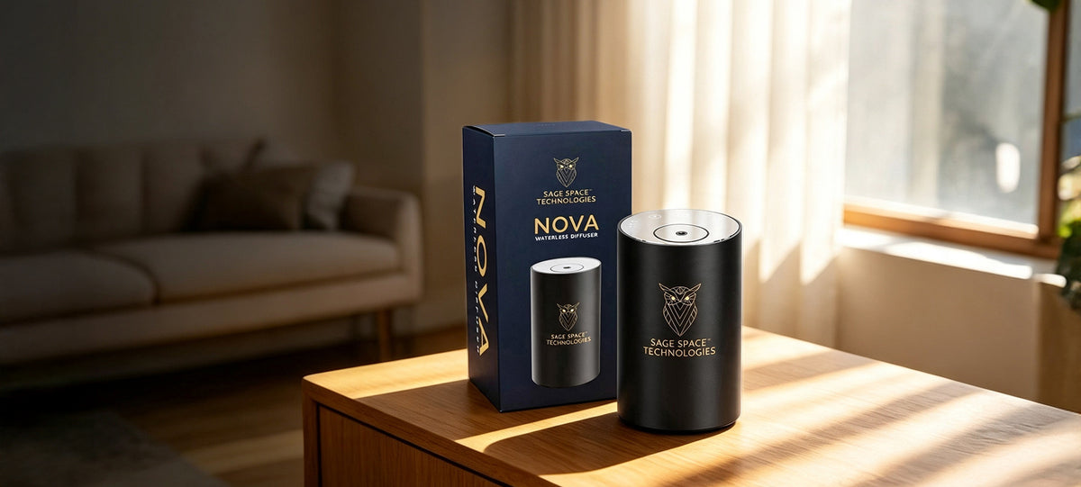 Nova on a desk